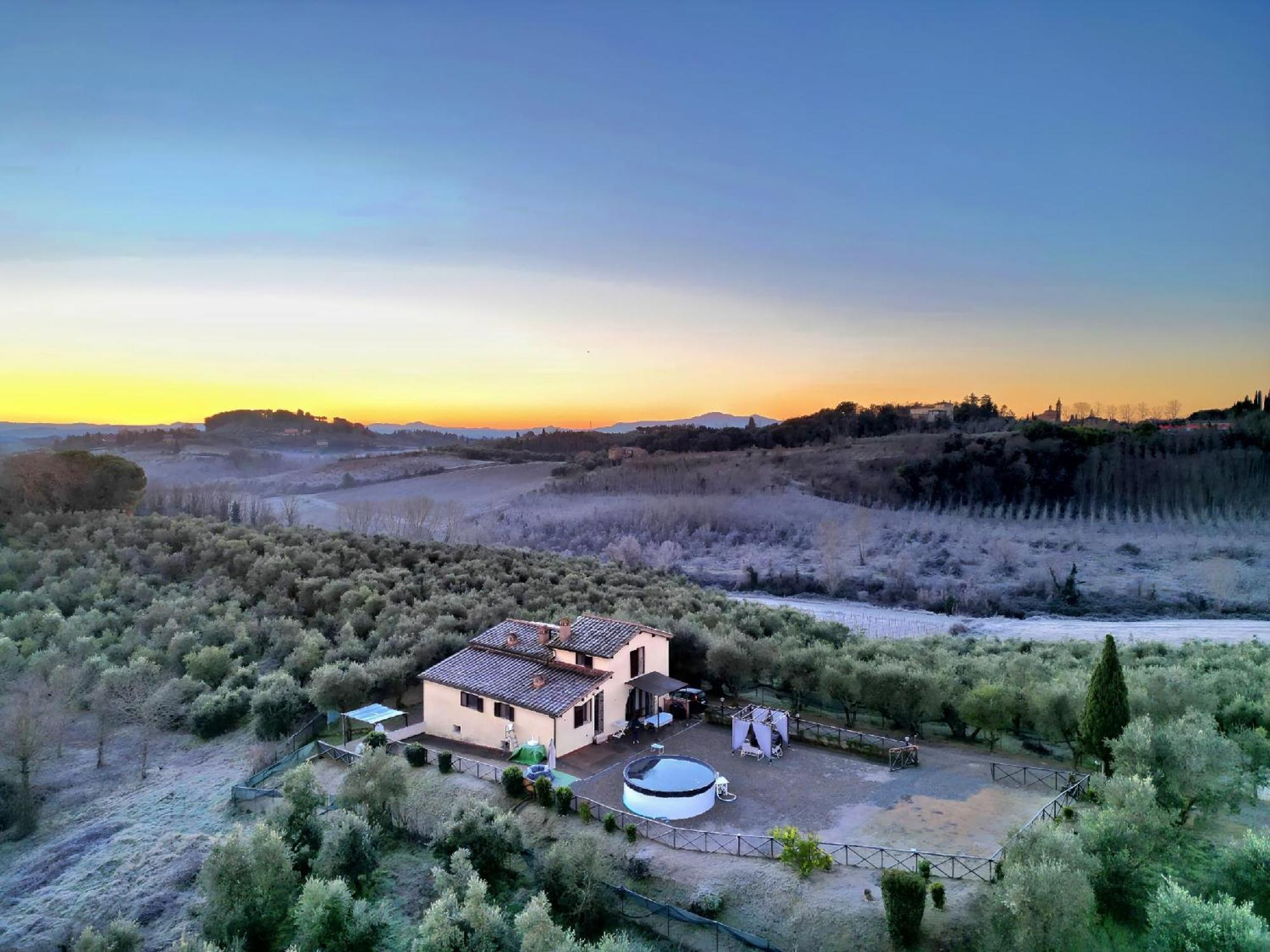 Villa Degli Olivi Nature Сиена Экстерьер фото