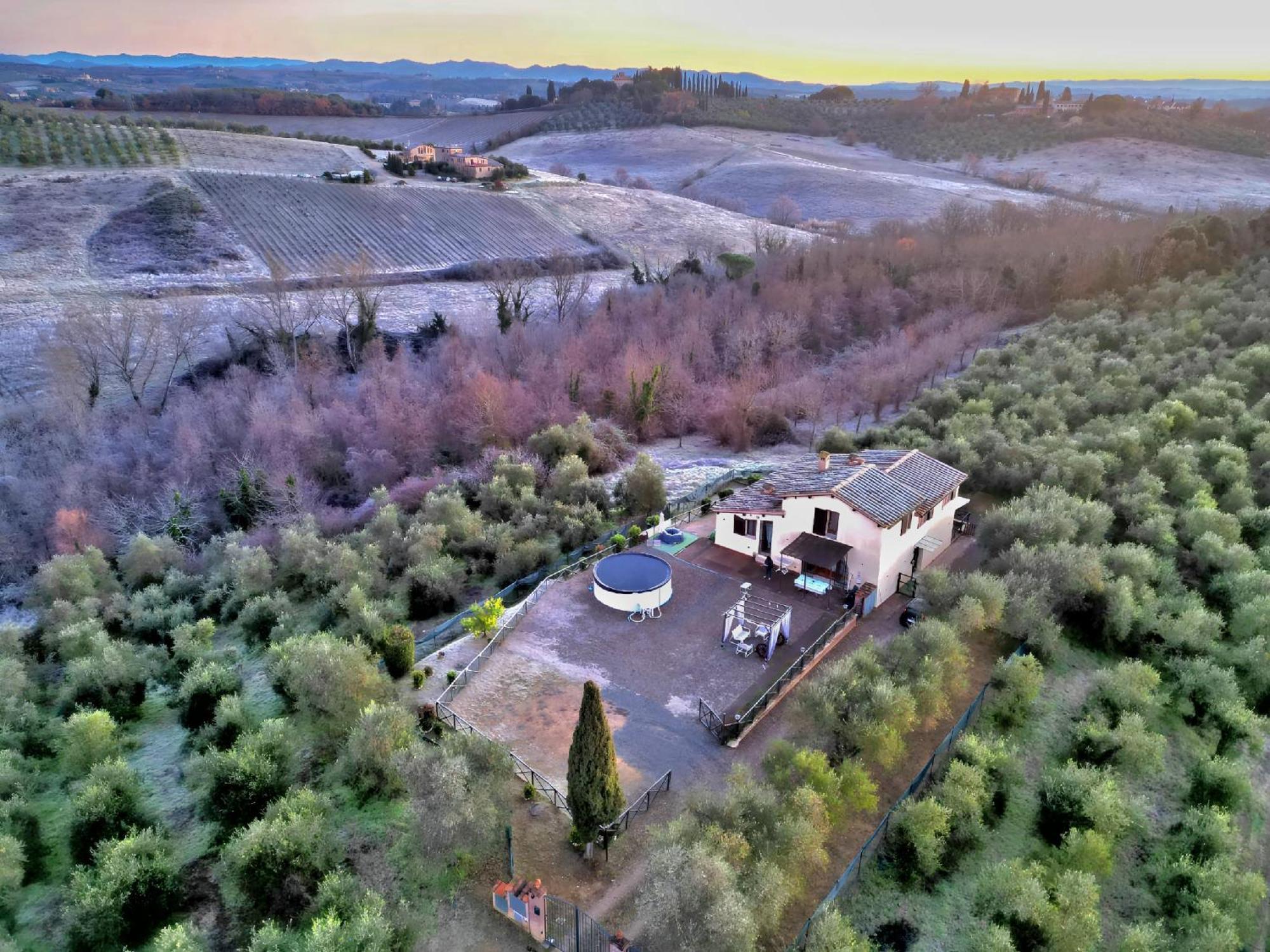 Villa Degli Olivi Nature Сиена Экстерьер фото